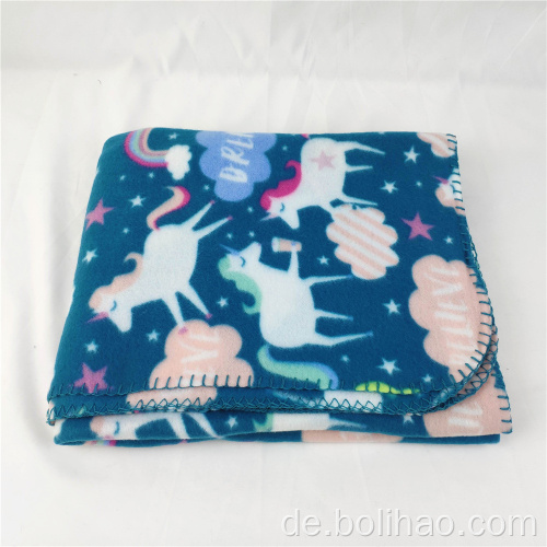 Direct Selling Sublimation billige Fleece -Decken in der löschenden Baby -Fleece -Rolldecke